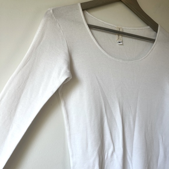 Neesh White Long Sleeve Tee, Rayon Flow Bottom - Picture 2 of 8